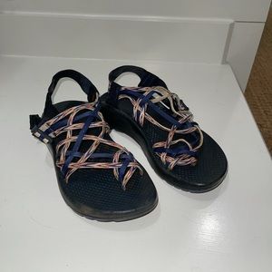 Chacos with toe strap